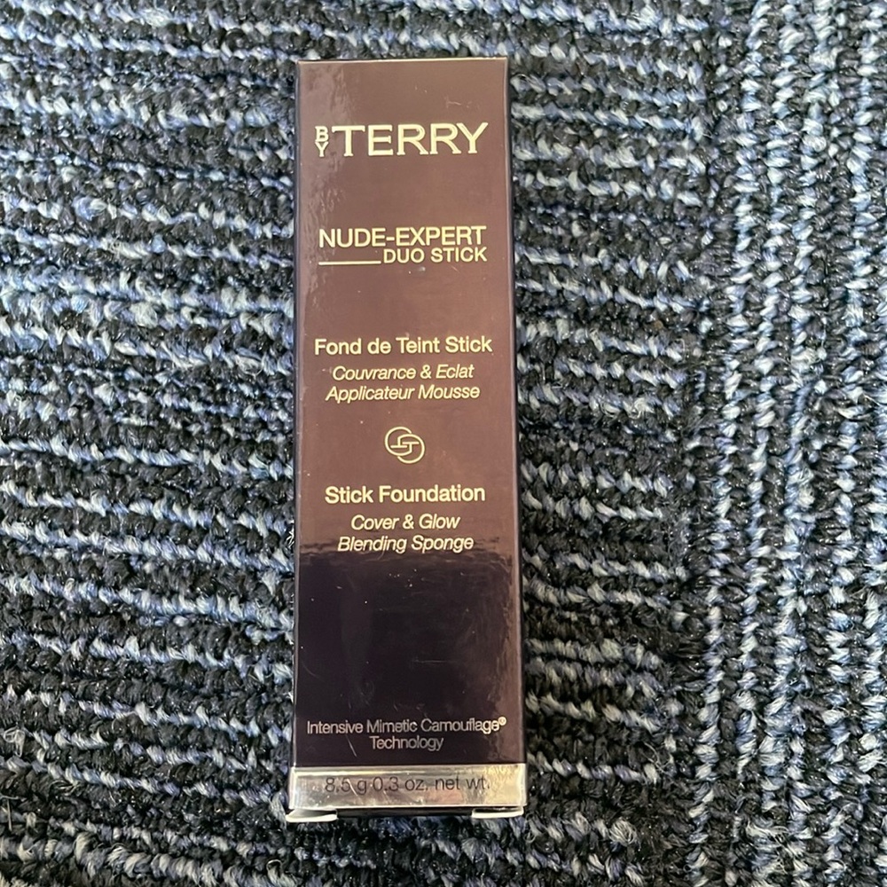 Terry Nude-Expert duo stick stick foundation cover & glow blending sponge 0.3 oz